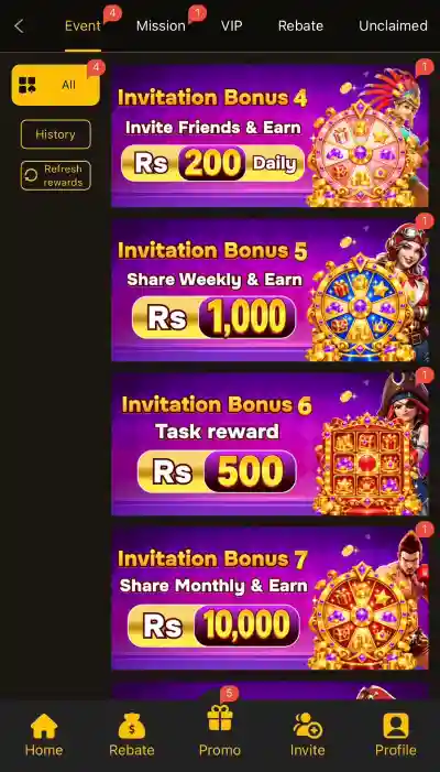 666PKR Game bonus and promotion